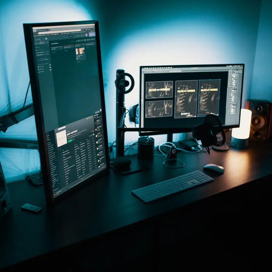 Monitor desk